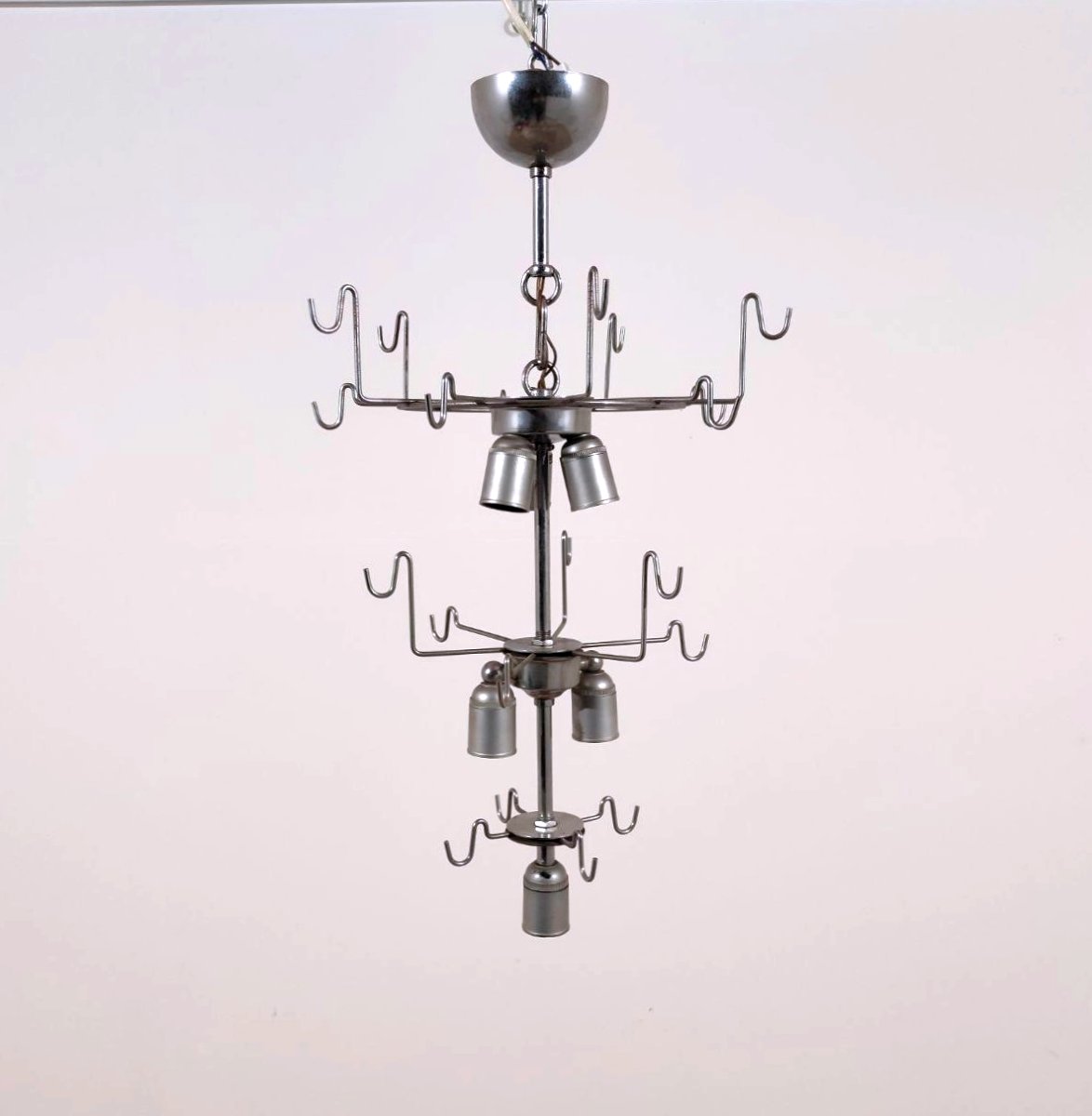 MAZZEGA VETRO 'RAGNATELA', LAMPADA A SOSPENSIONE ANNI '60-photo-7