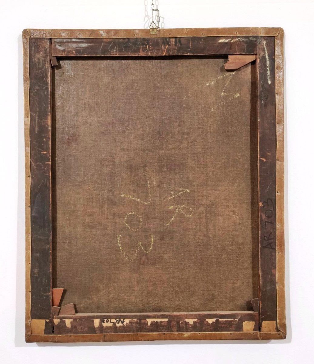 RITRATTO DI SIGNORA, OLIO SU TELA META' XIX sec-photo-5