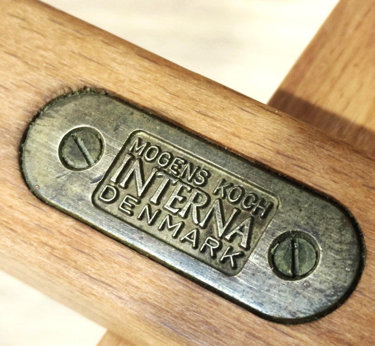 COPPIA DI SEDIE PIEGHEVOLI DESIGN DI MOGENS KOCH, ANNI '60 -photo-8