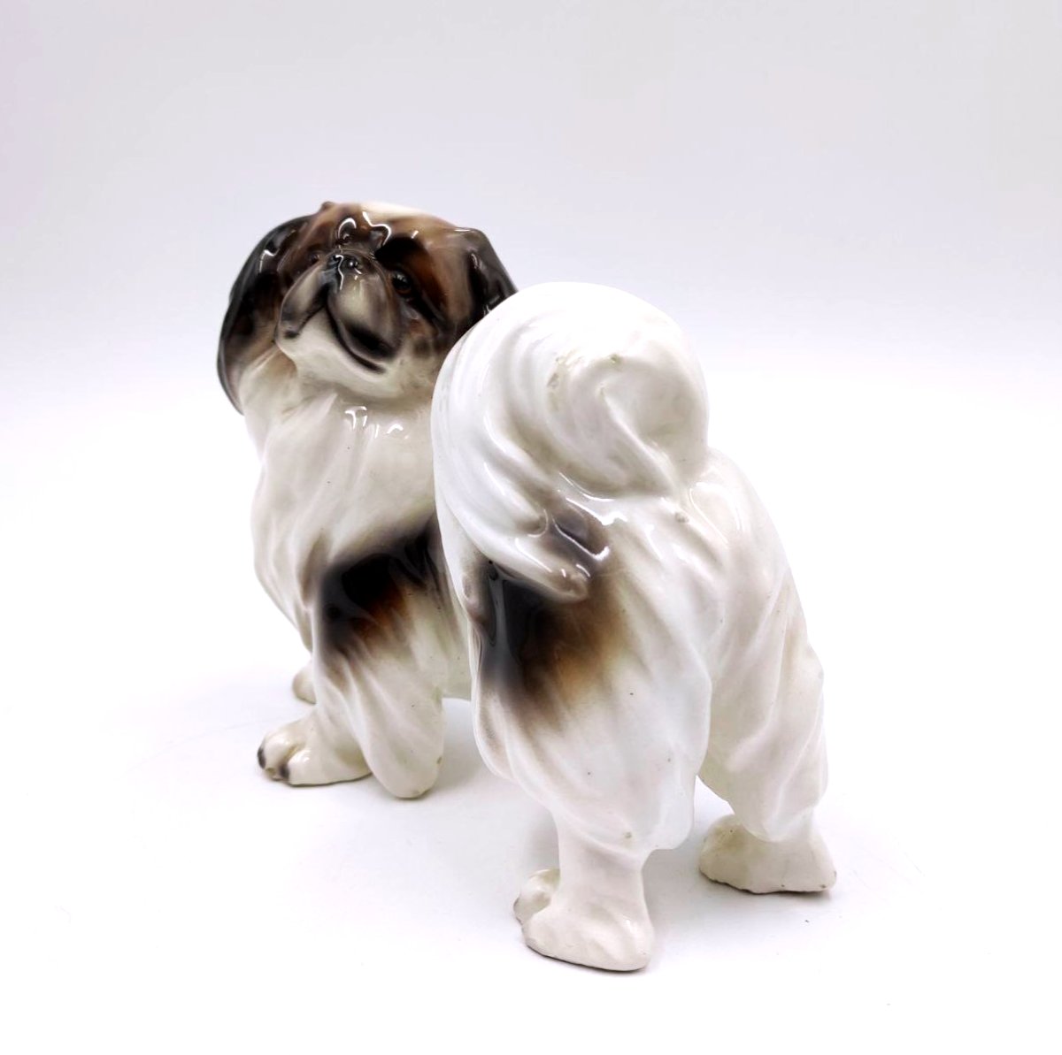 GOLDSCHEIDER, CANE PECHINESE IN CERAMICA ANNI '30.-photo-2