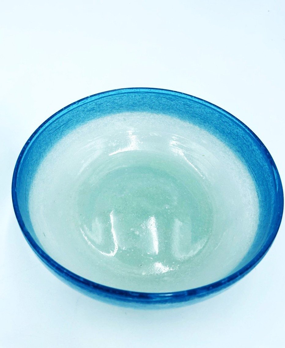 MURANO, COPPIA DI CIOTOLE IN VETRO PULEGOSO-photo-1