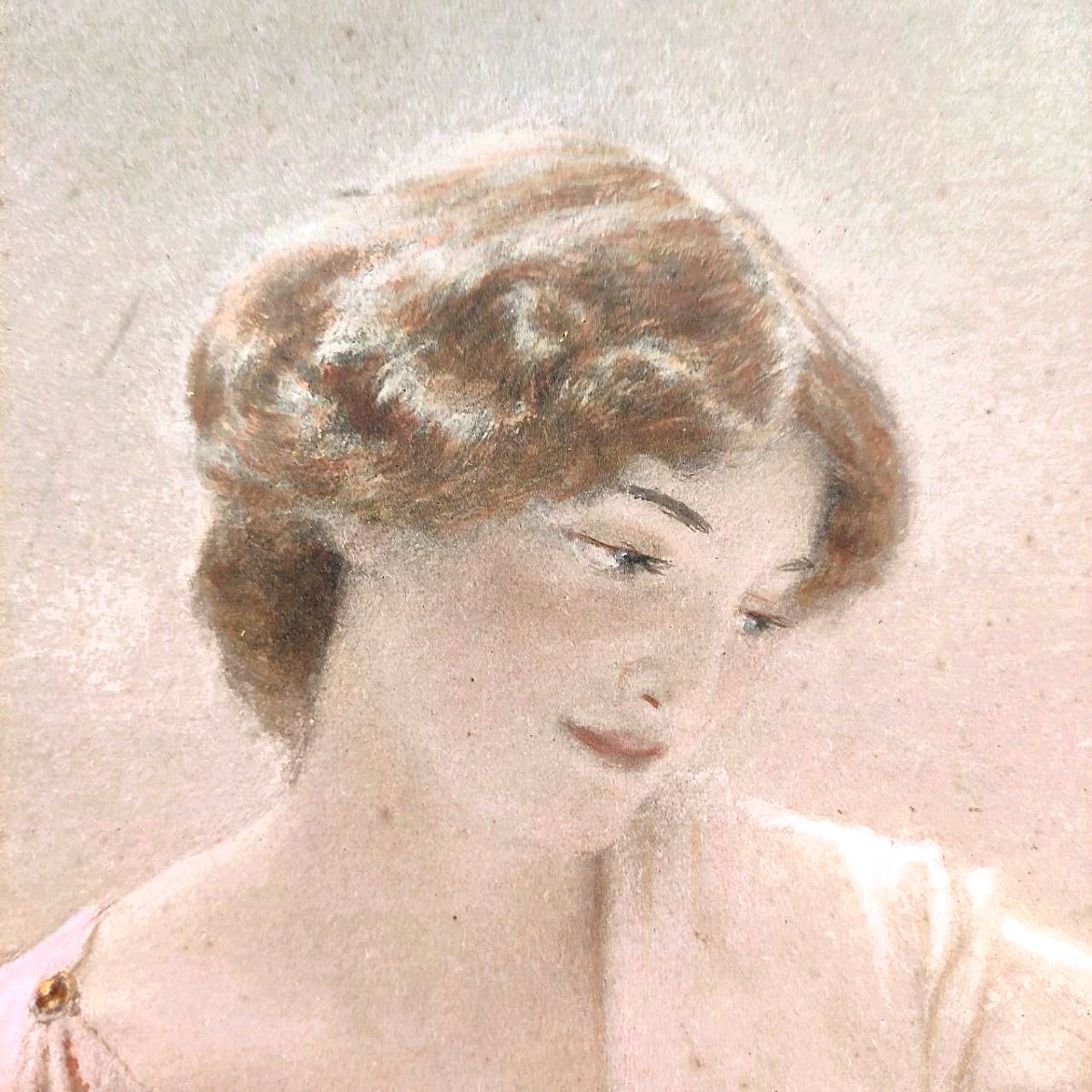 'ASK ME NO MORE' DI SIR L. ALMA TADEMA, STAMPA ORIGINALE D'ARTE (1906)-photo-7