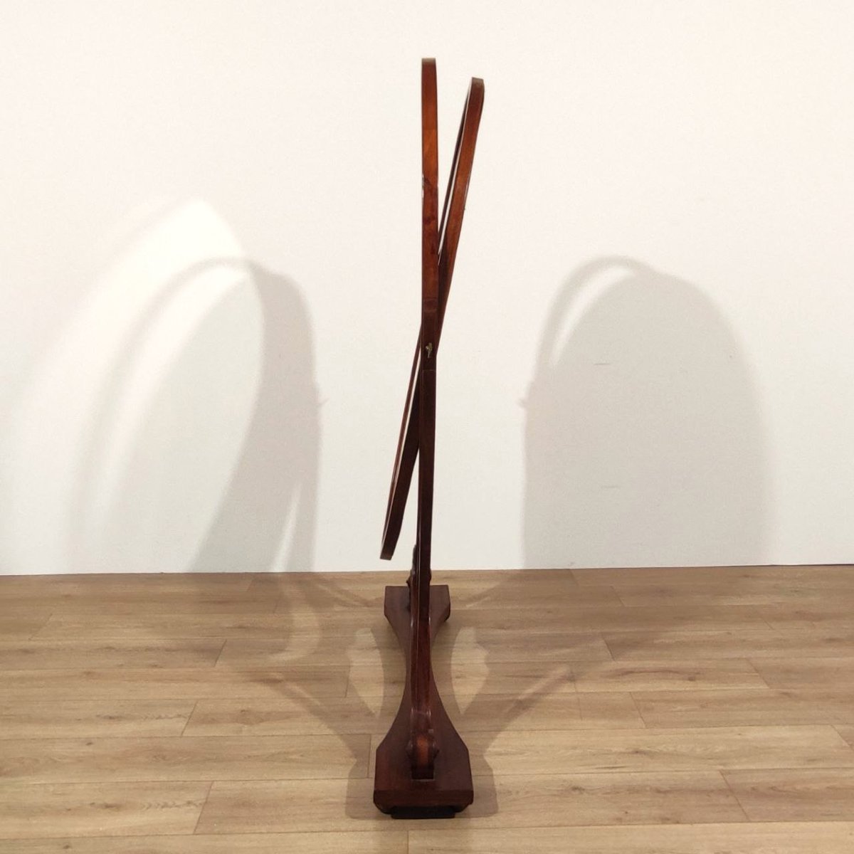 Specchiera basculante in legno di mogano, fine '800-photo-1