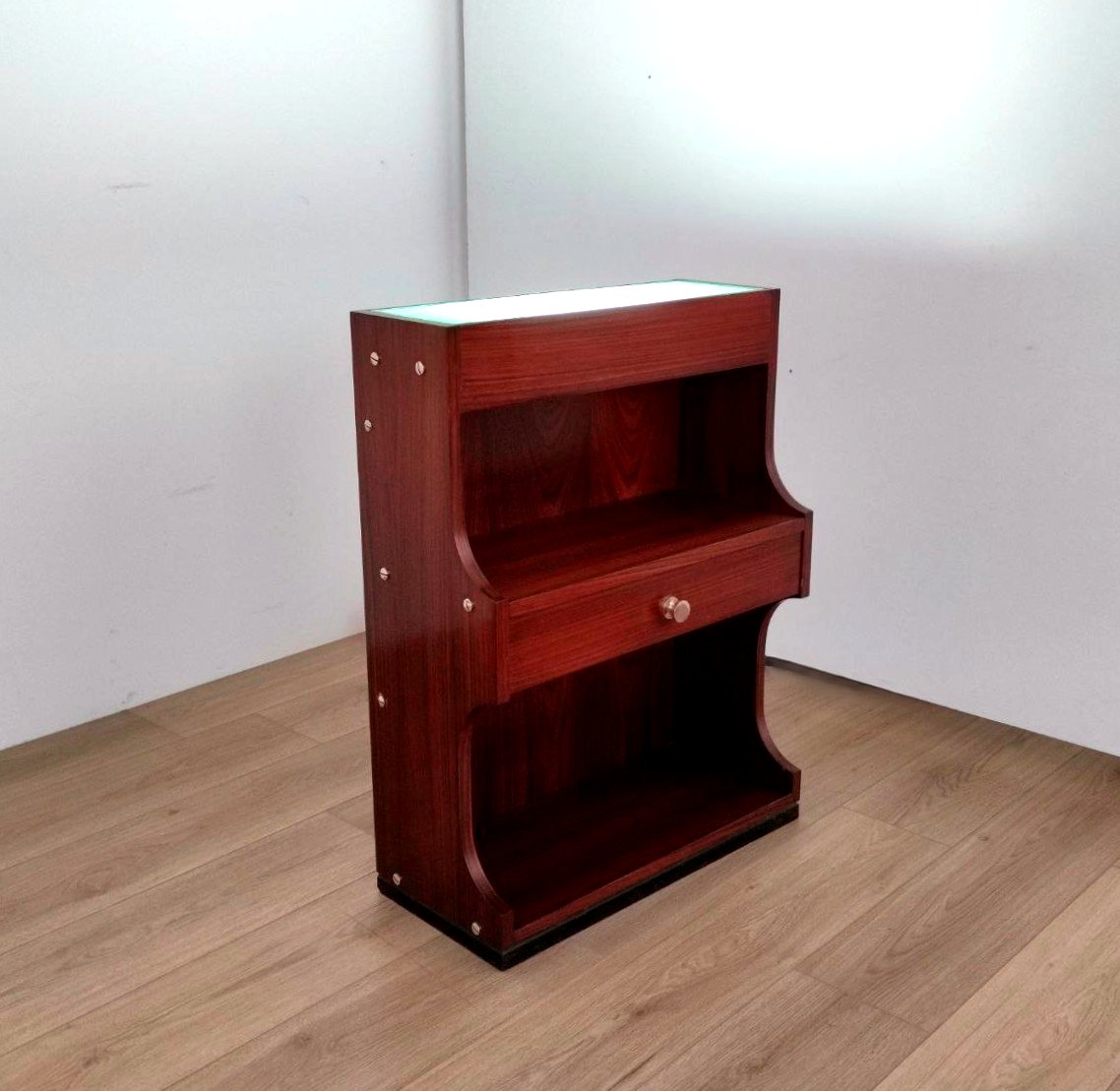 MOBILETTO CON PIANO ILLUMINATO, ITALIA ANNI '60/'70-photo-3