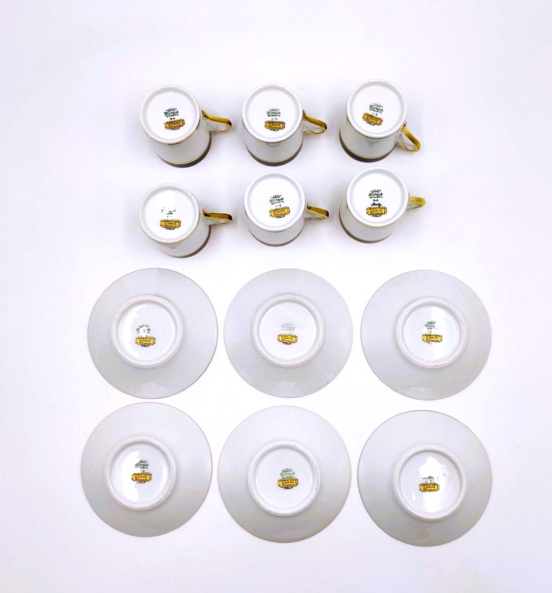 RICHARD GINORI PITTORIA DI DOCCIA,  SERVIZIO CAFFE' ANNI '50-photo-4