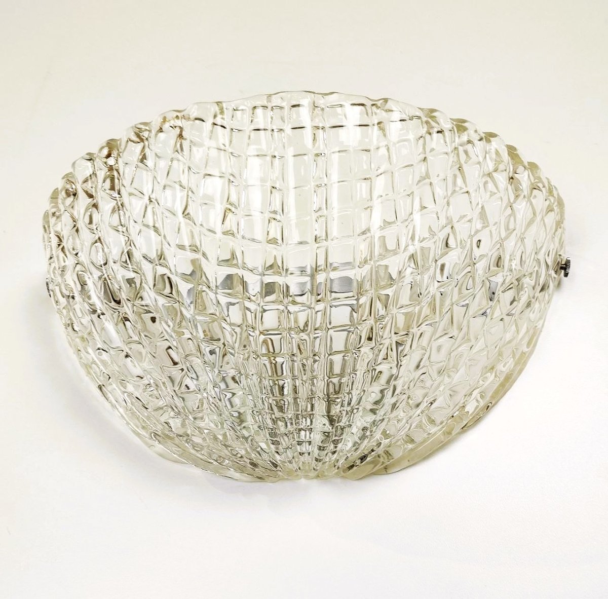 MURANO, COPPIA APPLIQUES IN VETRO ANNI '60-photo-4