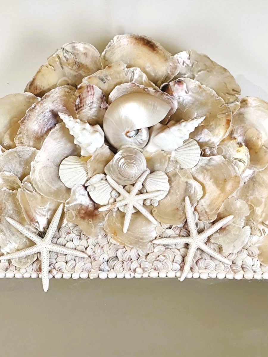CORNICE CONCHIGLIE A SPECCHIO PROD. ARTIGIANALE, ITALIA XX sec.-photo-4