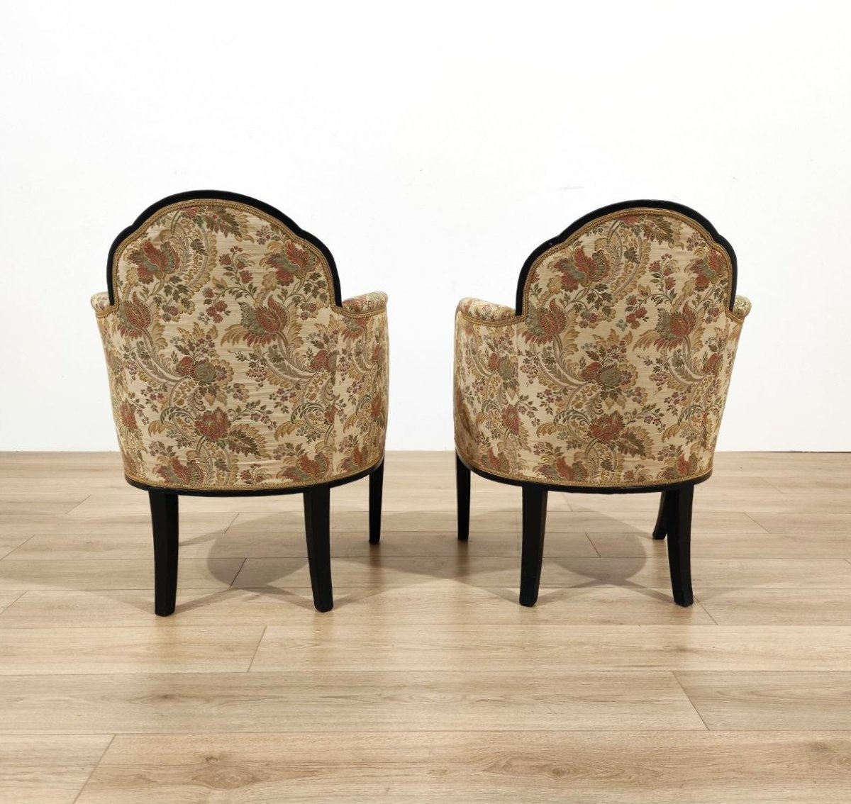 COPPIA DI POLTRONCINE STILE ART DECO, ITALIA ANNI '30-photo-7