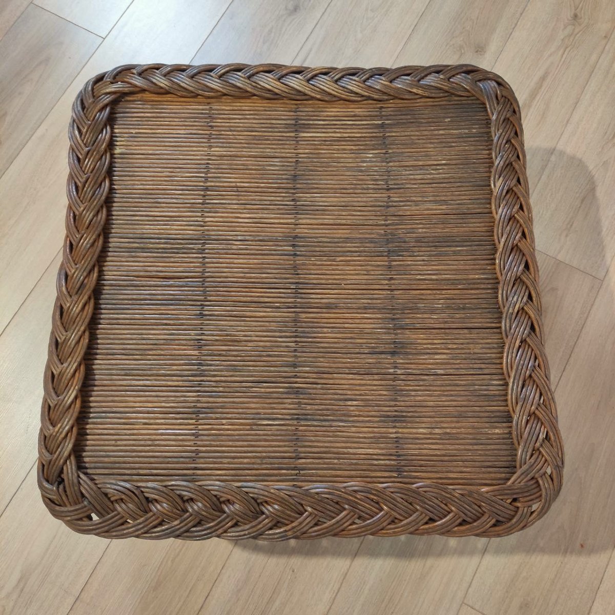 COPPIA POLTRONE IN RATTAN CON TAVOLINO PROD.  WICKER WORKS -photo-7