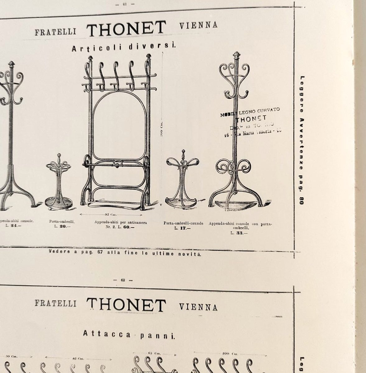 THONET, APPENDIABITI E PORTAOMBRELLI IN LEGNO CURVATO 1890 ca.-photo-8