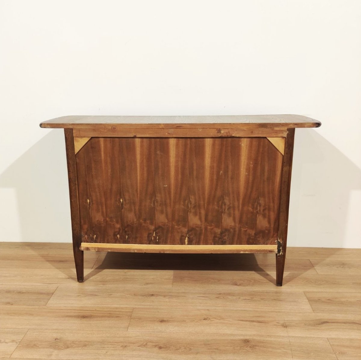 CREDENZA IN LEGNO DI CASTAGNO A 2 ANTE, ITALIA ANNI '50-photo-7