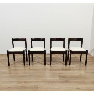SET DI 4 SEDIE CASSINA DI VICO MAGISTRETTI, ANNI '60