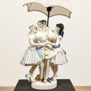 PODANY PER KWK KERAMOS AUSTRIA LAMPADA IN CERAMICA, ANNI '20/'30