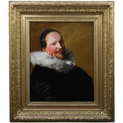 Portrait Of A Nobleman , Oil On Canvas By Edgar Bundy