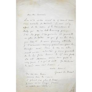 Gérard De Nerval – Signed Autograph Letter