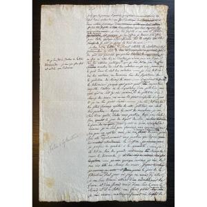 Fabre D’eglantine – Autograph Letter