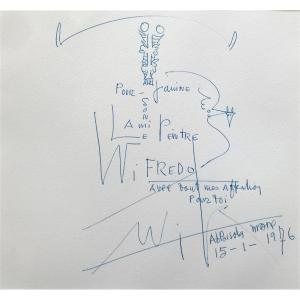 Wifredo Lam – Original Signed Drawing