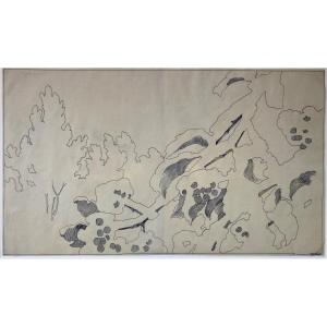 émile Gallé – Original Drawing