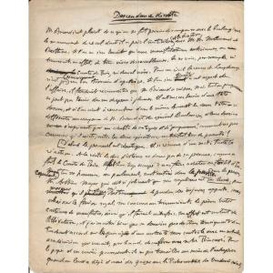 Georges Clemenceau – Autograph Manuscript 1914