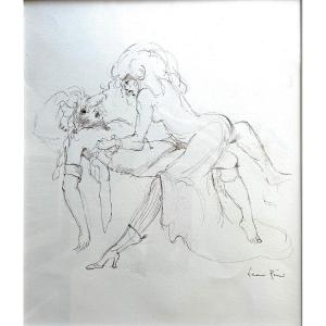 Léonor Fini - Original Signed Drawing