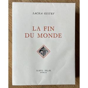 Sacha Guitry - Signed Book - Theater - The End Of The World