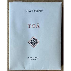 Sacha Guitry - Signed Book - Theater - Toâ