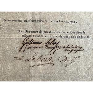 Antoine-quentin Fouquier Tinville – Signed Document - French Revolution