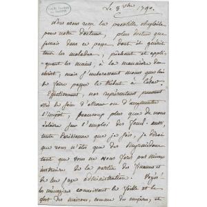 Madame Roland – Signed Autograph Letter - French Revolution