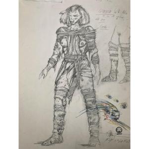 Philippe Druillet - Original Signed Drawing 