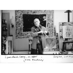 Pierre Alechinsky - Autographed And Signed Photo