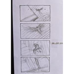 Enki Bilal – Original Drawing Signed Immortal