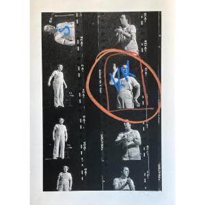 Coluche - Signed Photo, Numbered Copy