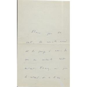 Françoise Sagan - Autographed Letter Signed