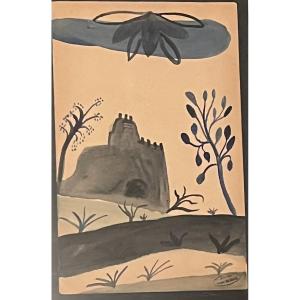 André Derain - Original Gouache Drawing