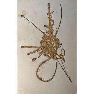 Georges Mathieu - Original Drawing