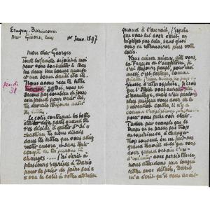 Camille Pissarro - Autographed Letter Signed