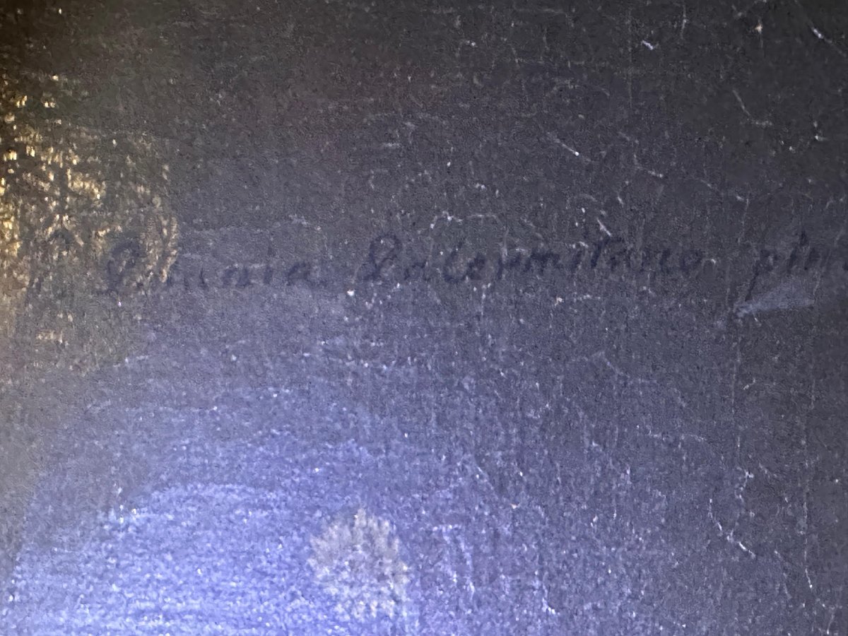 dIPINTO RAFFIGURANTE BAMBINA -photo-2