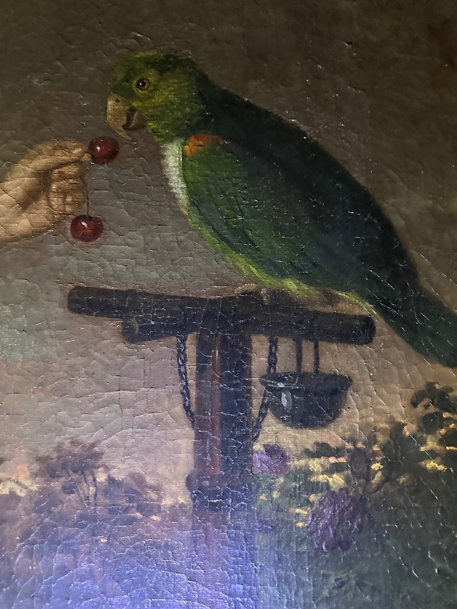 dIPINTO RAFFIGURANTE BAMBINA -photo-3