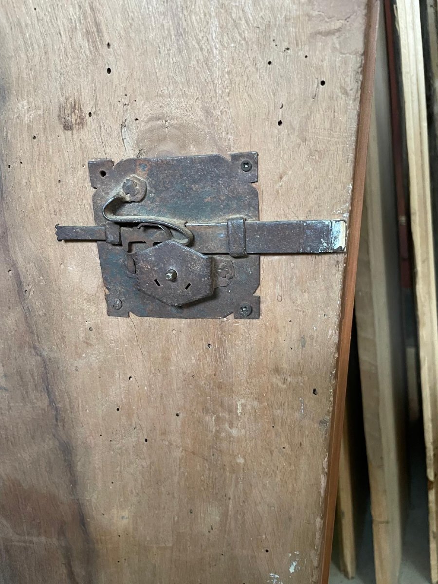 grande mobile da sacrestia in noce-photo-2