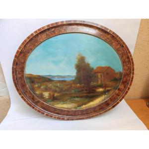 Pair Of Mediterranean Spirit Paintings