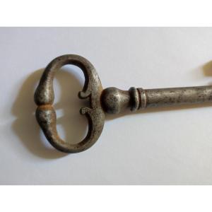Large Old Key From The 18th Century