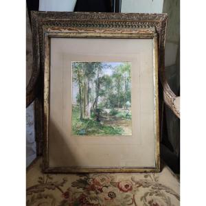 Watercolor Charly Sur Marne