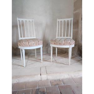 Pair Of Louis XVI-directoire Chairs