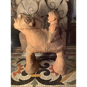 Rider Dakakari (nigeria) In Terracotta