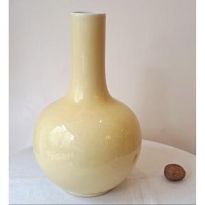 Yellow Chinese Porcelain Vase