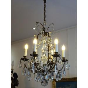 Maison Baguès - 6-light Tassel Cage Chandelier 