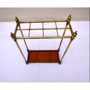 Umbrella Stands And Walking Stick Holders In Brass And Cast Iron