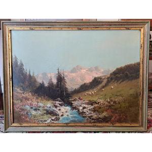 Emile Godchaux – Mountain Landscape