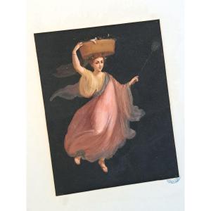 Woman In The Ancient Muse Allegory Of Spring 19th Century