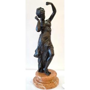 Art Nouveau Bronze Sculpture Of The Dancer 